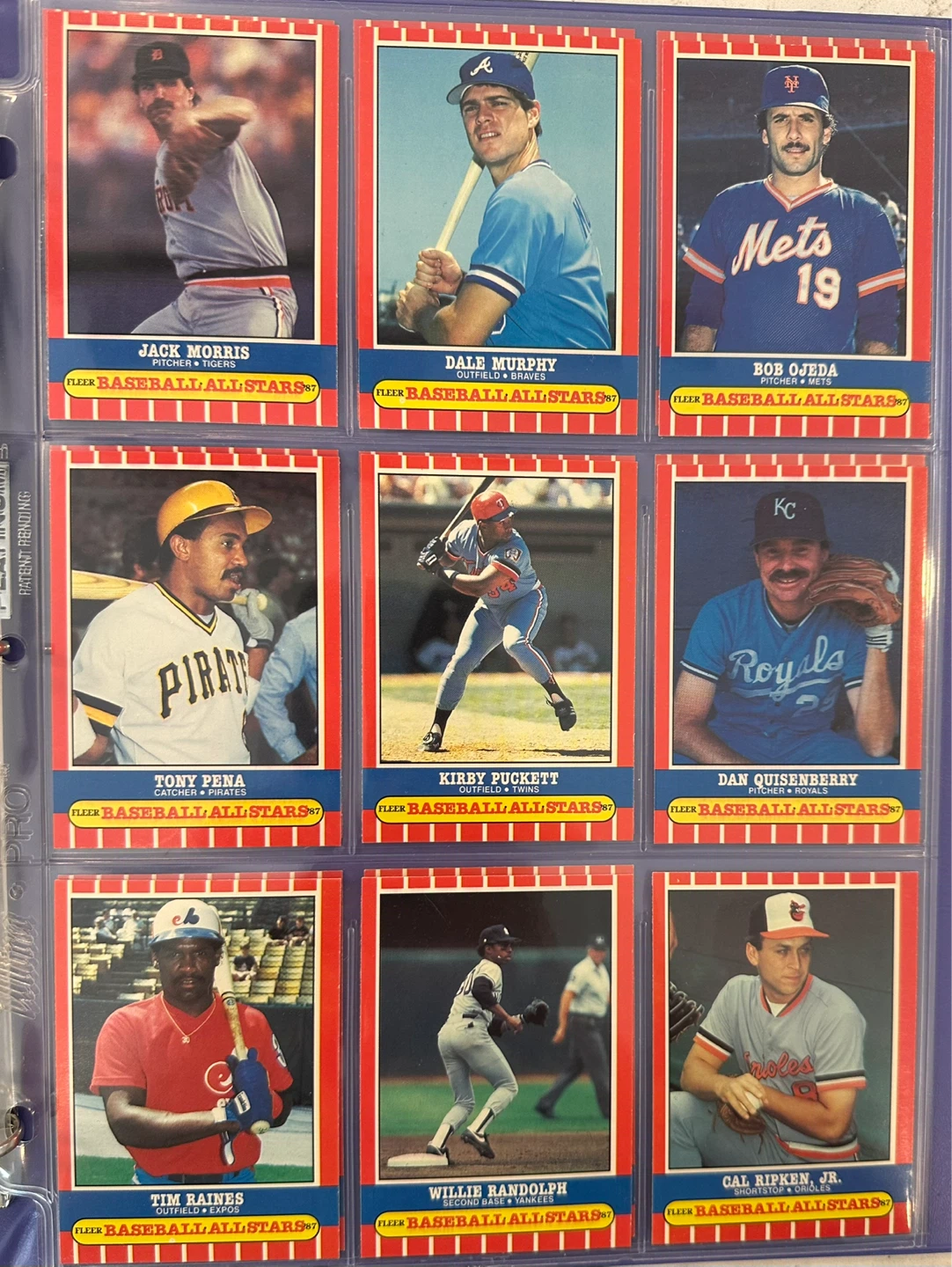 Fleer 1987 Baseball All-Stars Complete Trading Card Set - photo 5