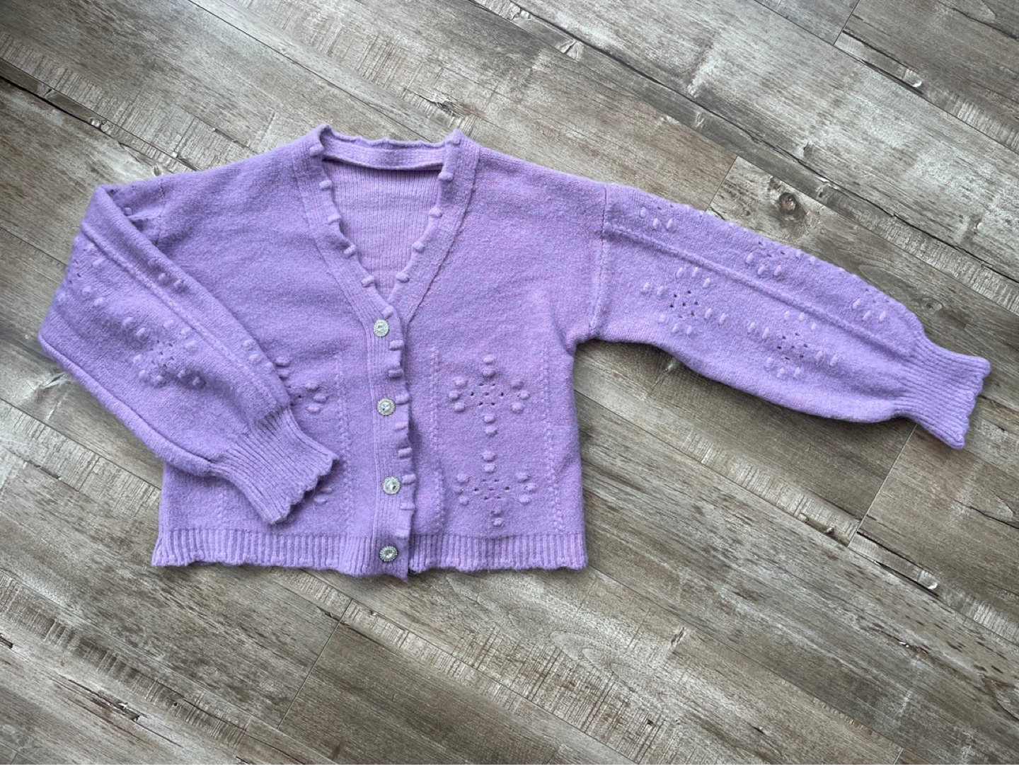 Lavender Cardigan (Women XS) - photo 2