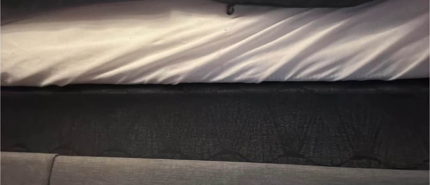 Twin bed frame with mattress - photo 4