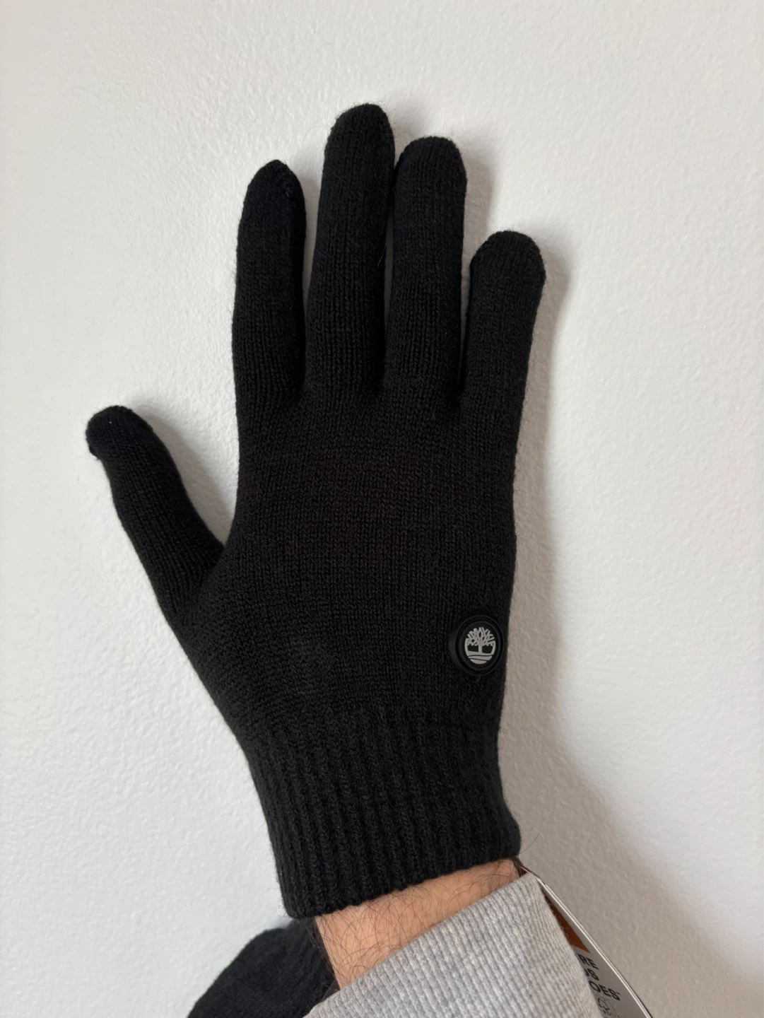 Timberland Black Knit Gloves new with tags