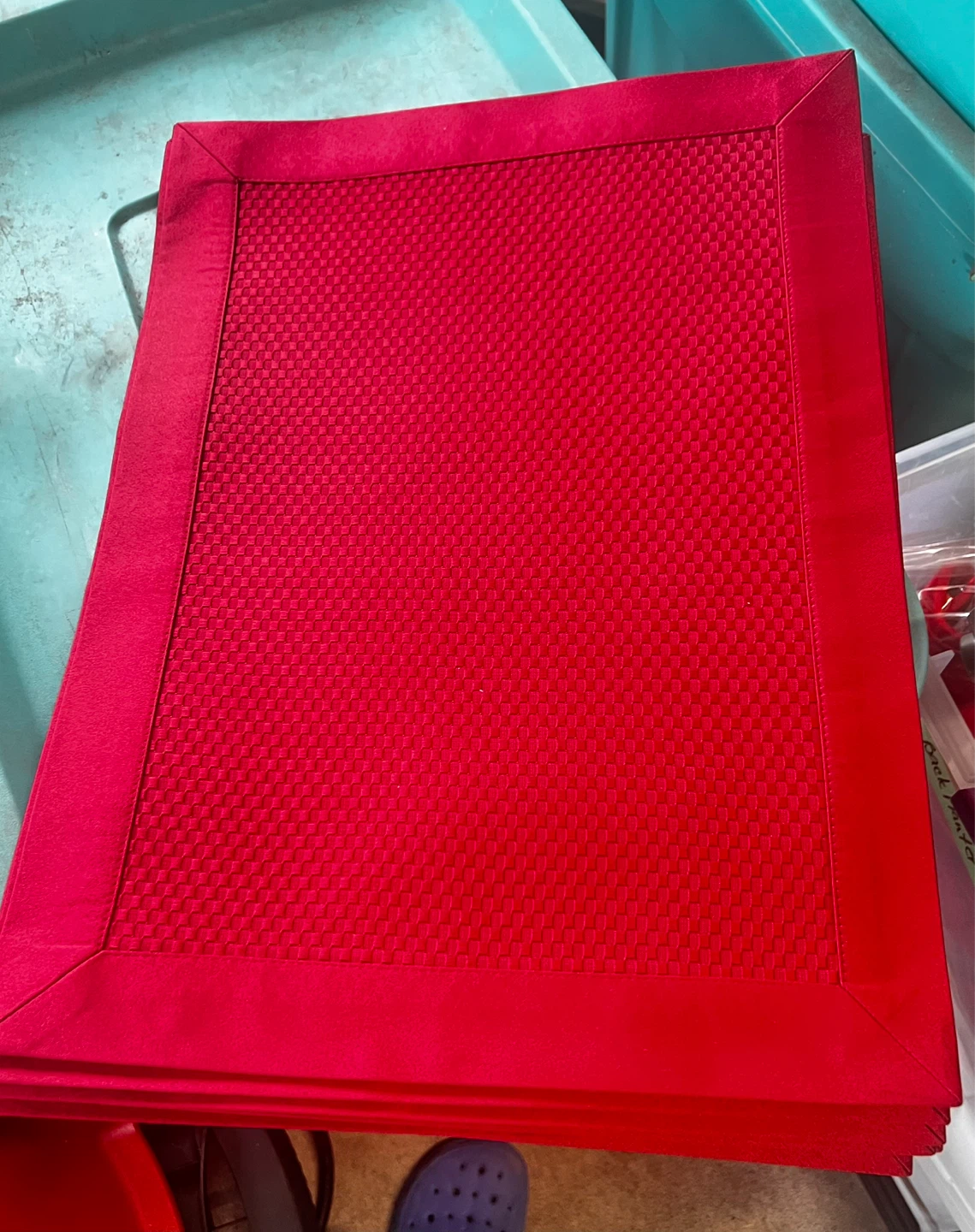 Jubilee Placemats - Claret Red (Set of 6)