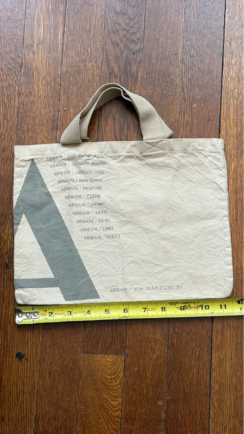 Armani Tote Bag from Italy