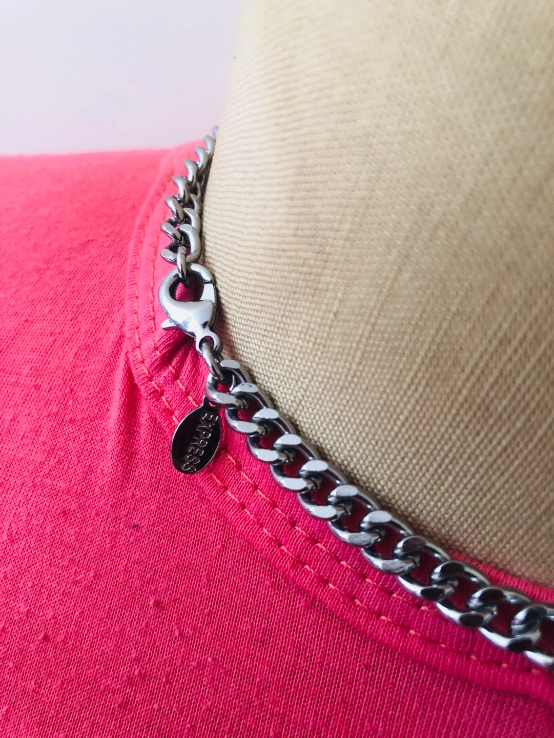 Express Silver Tone Chunky Necklace - photo 3