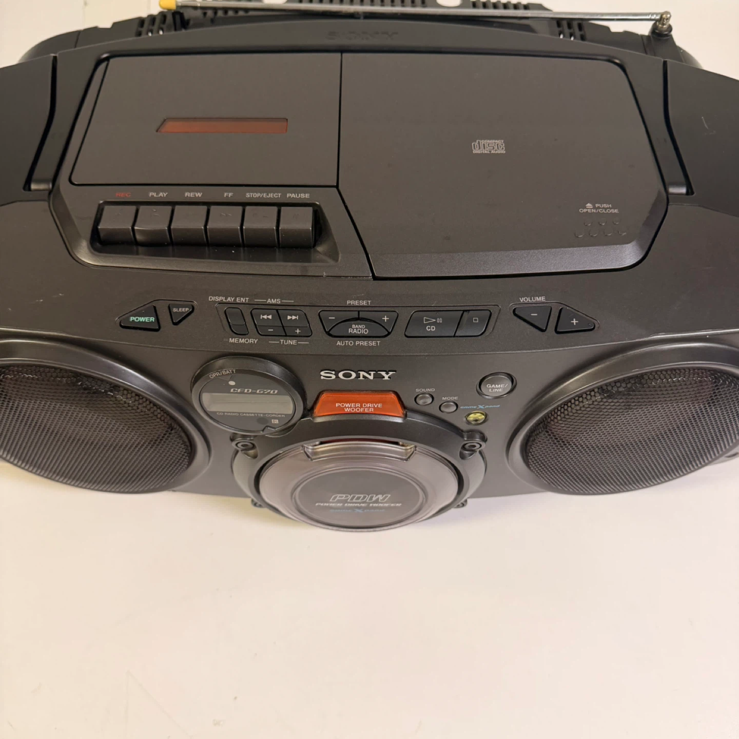 Sony CFD-G70 Boombox CD Player Cassette Radio - photo 4