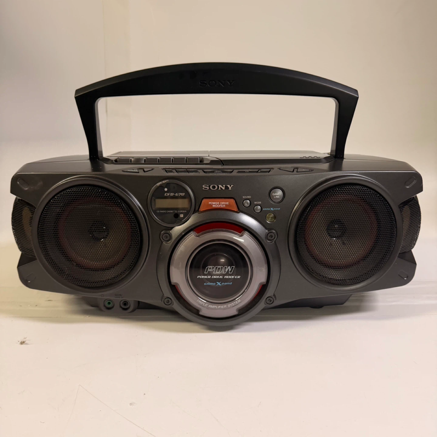 Sony CFD-G70 Boombox CD Player Cassette Radio