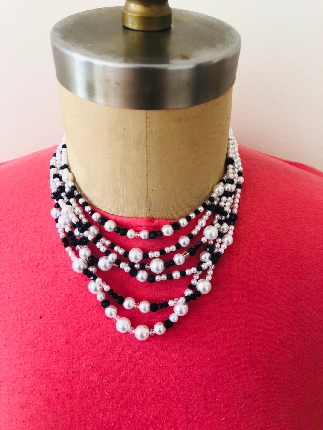 Multi-Strand Faux Pearl