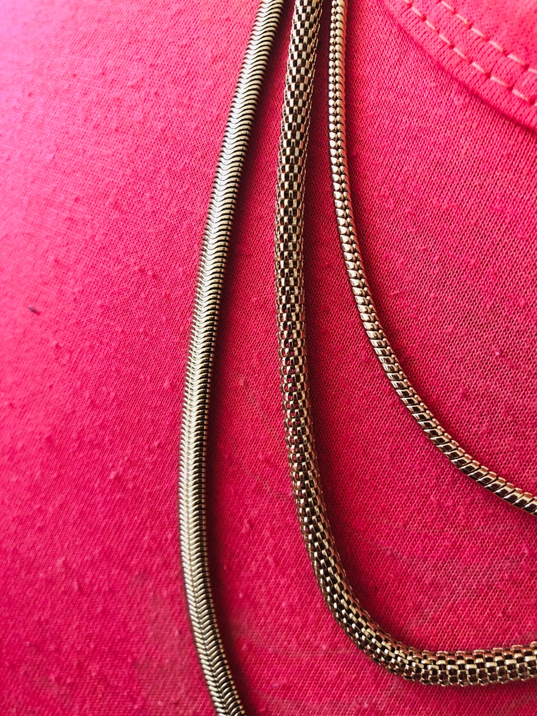 Layered Snake Chain Necklace - photo 2