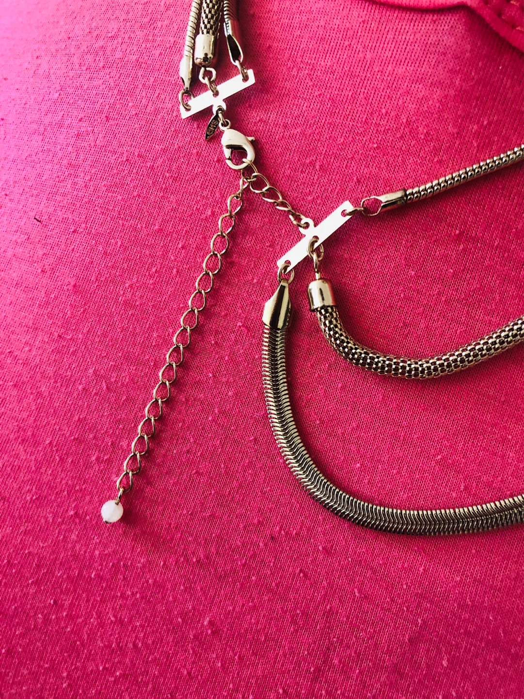 Layered Snake Chain Necklace - photo 3
