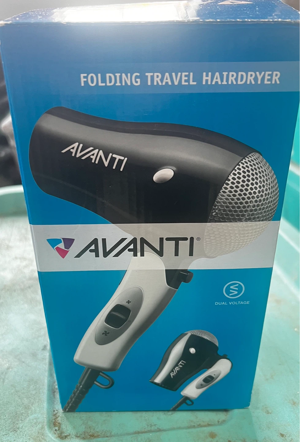 AVANTI Folding Travel Hairdryer