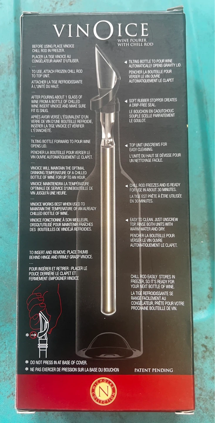 VinoIce Wine Pourer with Chill Rod - photo 3