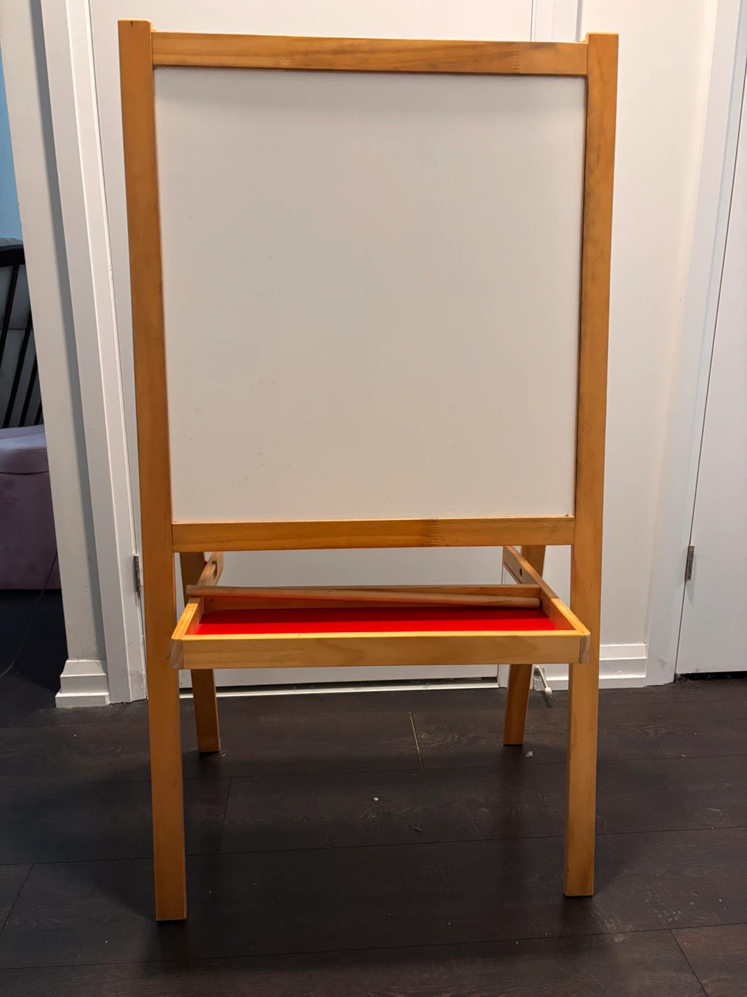 IKEA chalk/whiteboard easel with extras