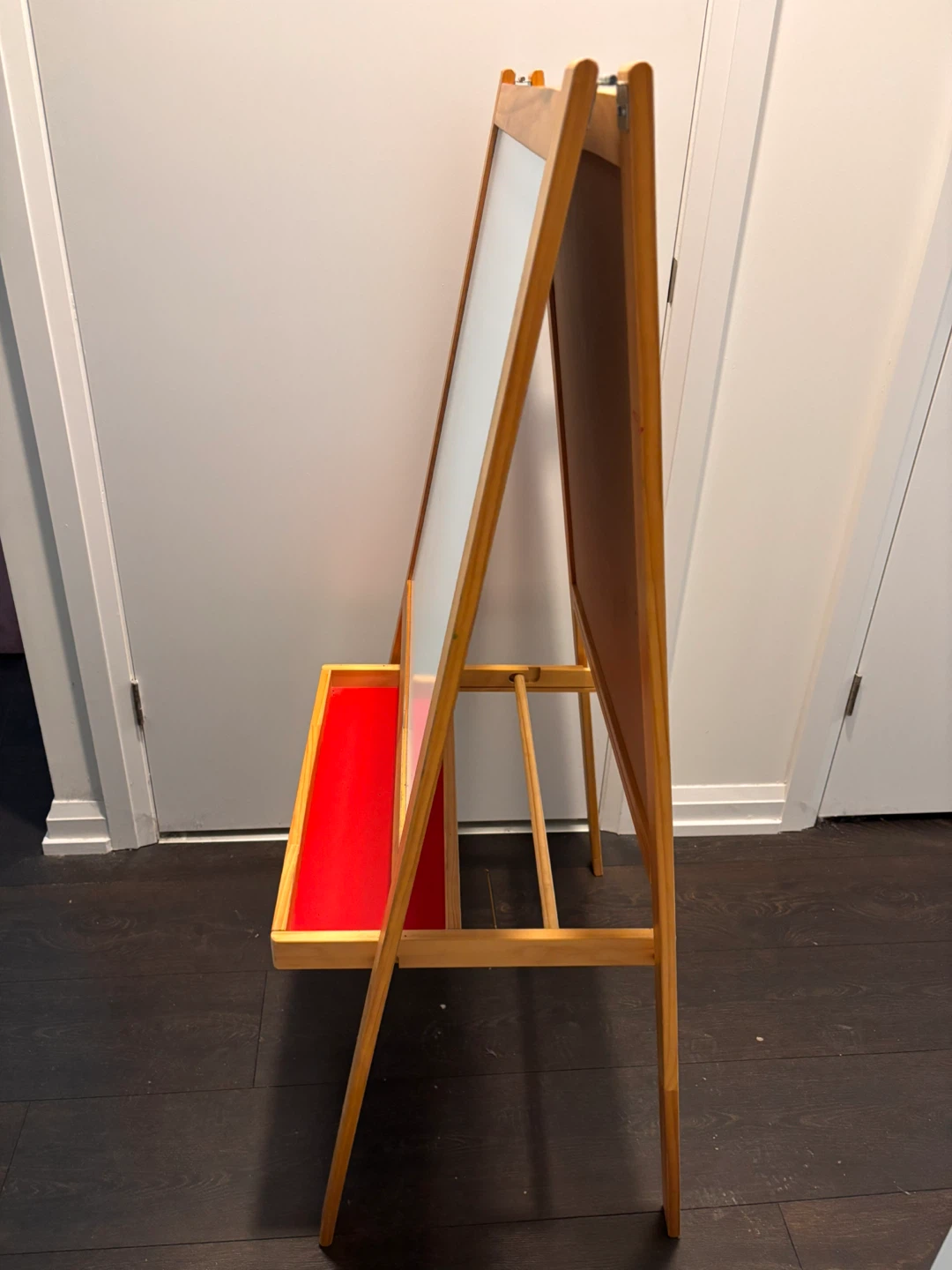 IKEA chalk/whiteboard easel with extras - photo 3