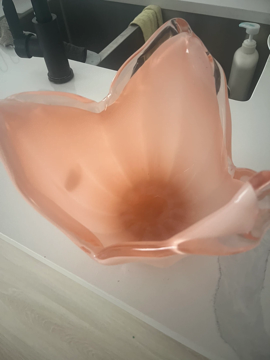 Glass fruit bowl - photo 2