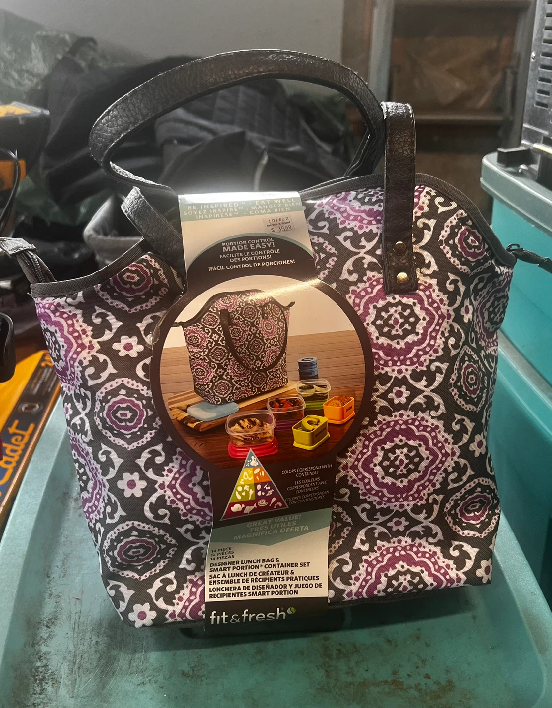 Fit & Fresh Designer Lunch Bag & Container Set