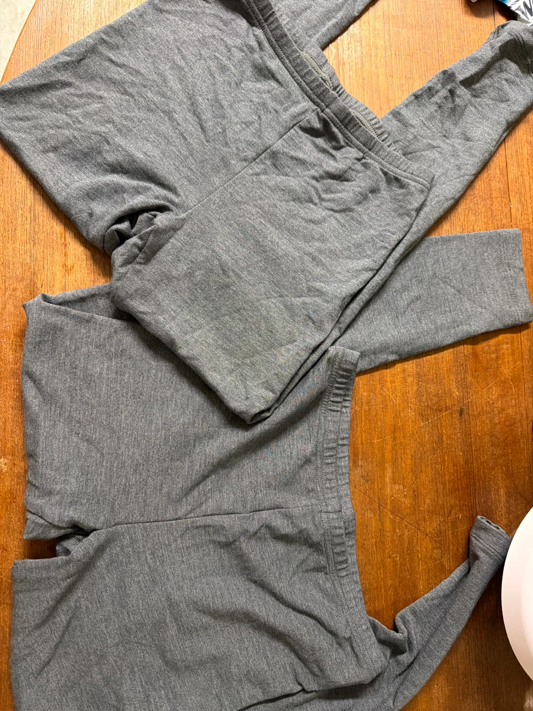 UNIQLO HEATTECH Extra Warm Leggings - Grey - Kids 9-10 - photo 3