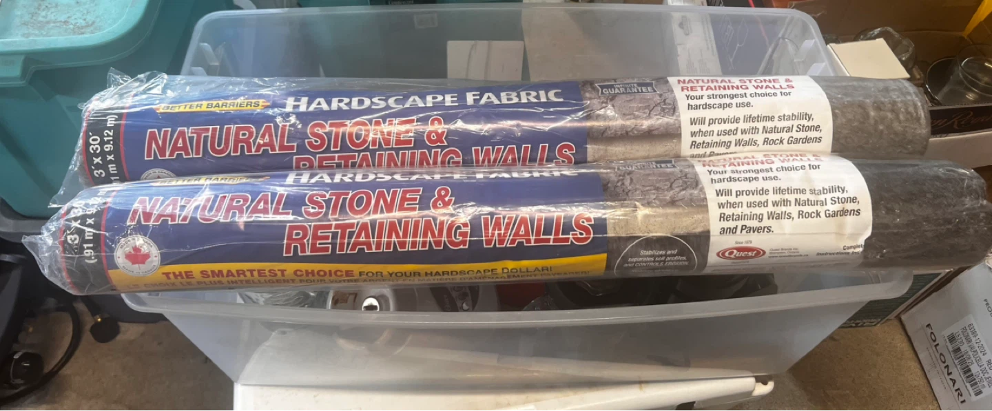 Natural Stone & Retaining Walls Hardscape Fabric 3' x 30' - photo 4