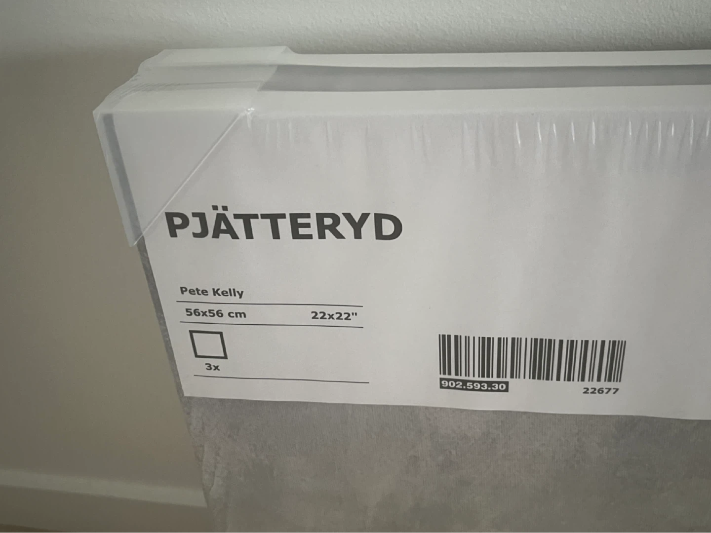 IKEA PJÄTTERYD Pete Kelly Canvas Print 56x56 cm - photo 4