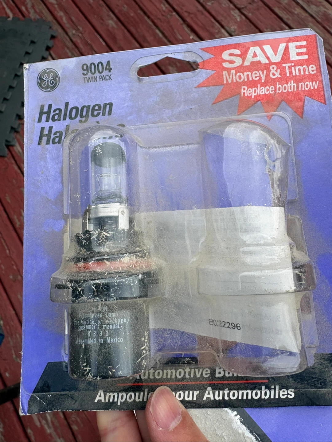 GE 9004 Halogen Headlight Bulb Twin Pack