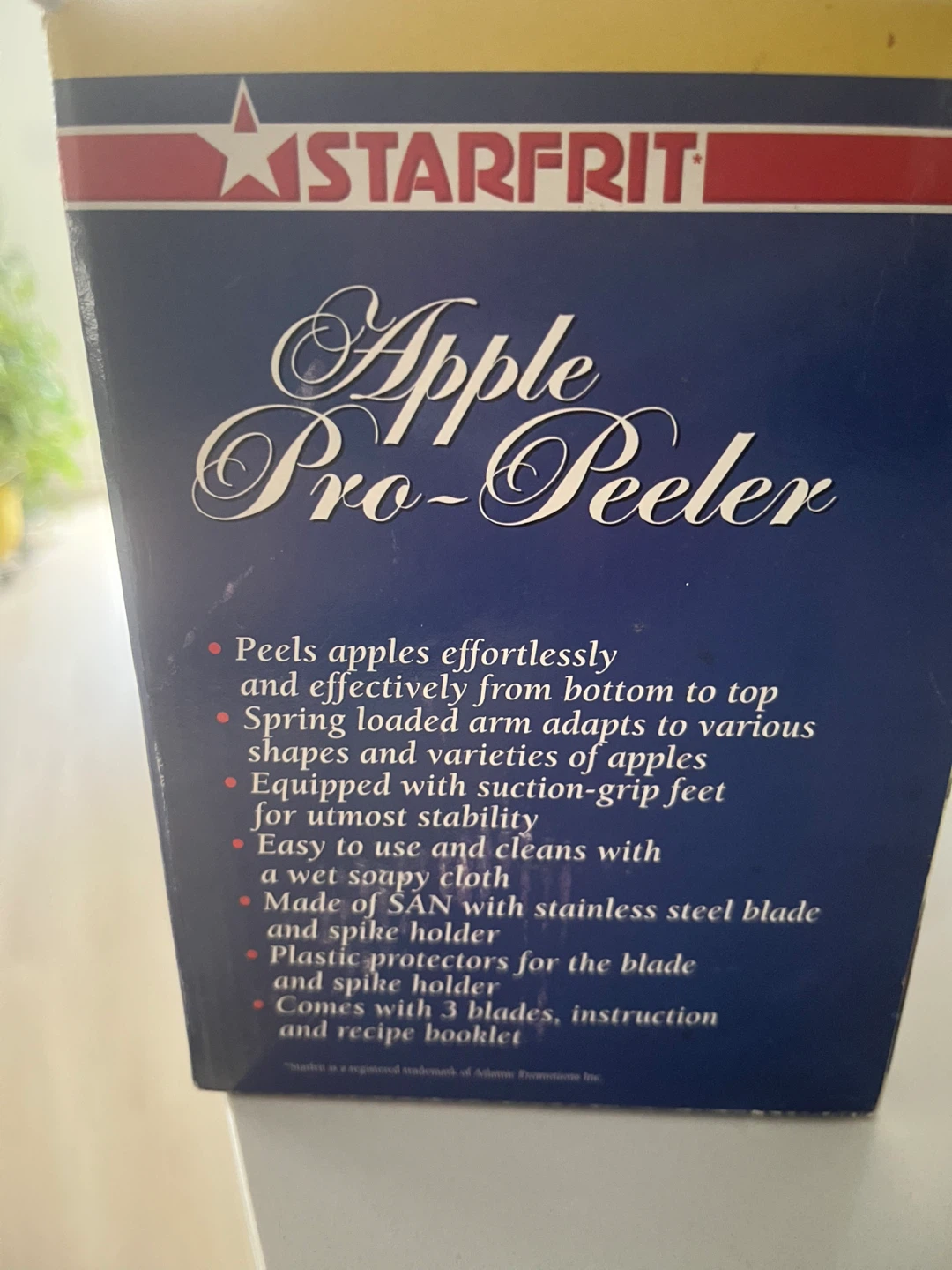 Starfrit Apple Pro Peeler with 3 Blades - photo 2