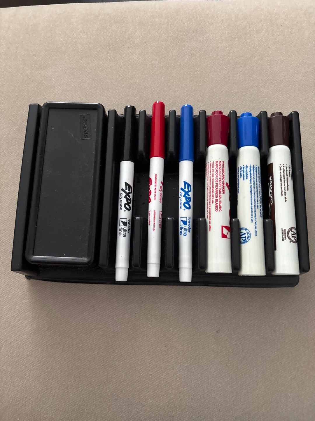 IKEA chalk/whiteboard easel with extras - photo 4