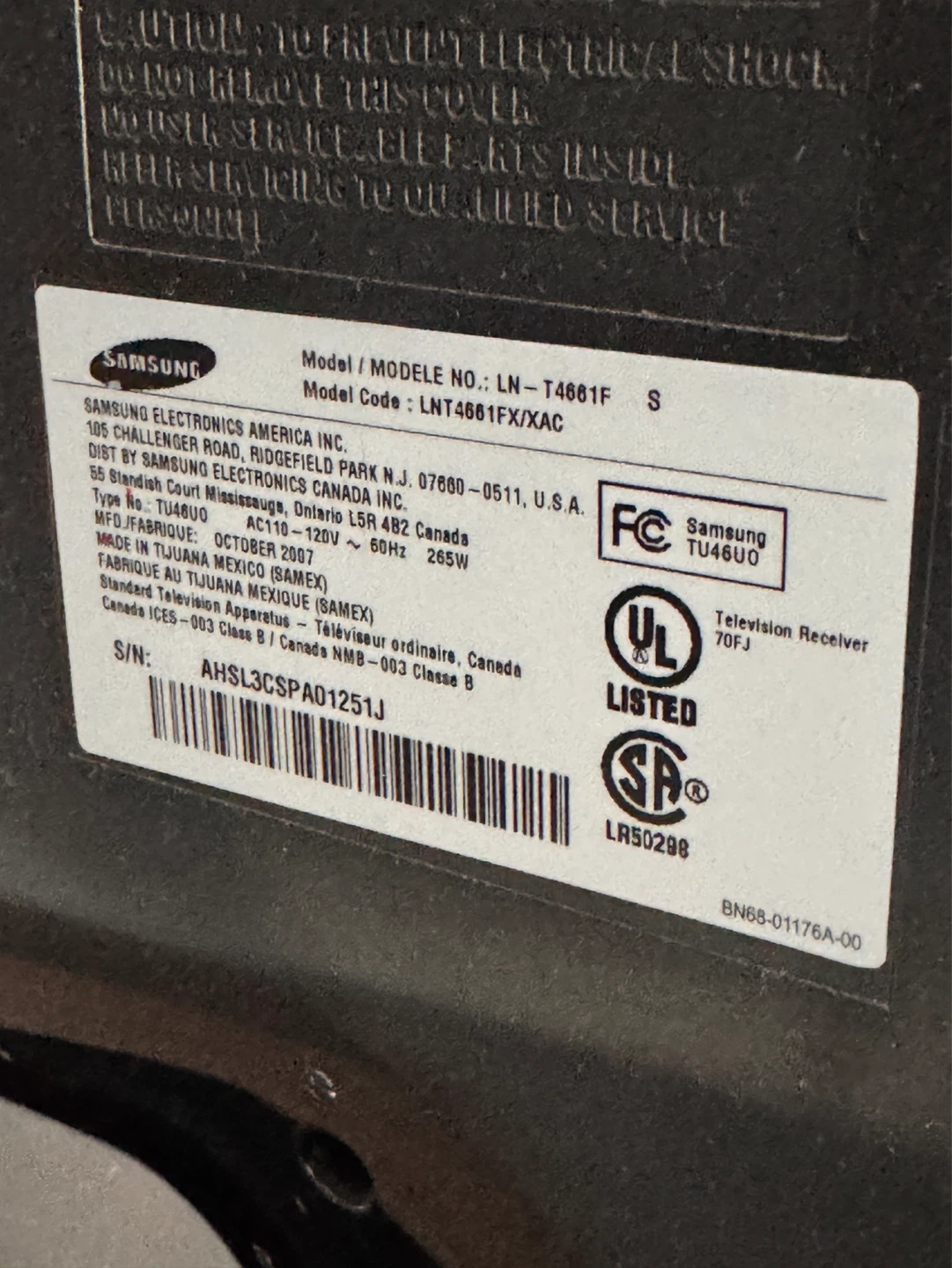 55 inch Samsung TV - photo 5