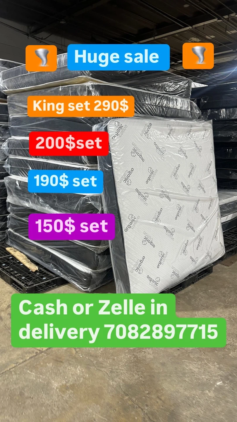Organic Cotton Mattress Set - Various Sizes