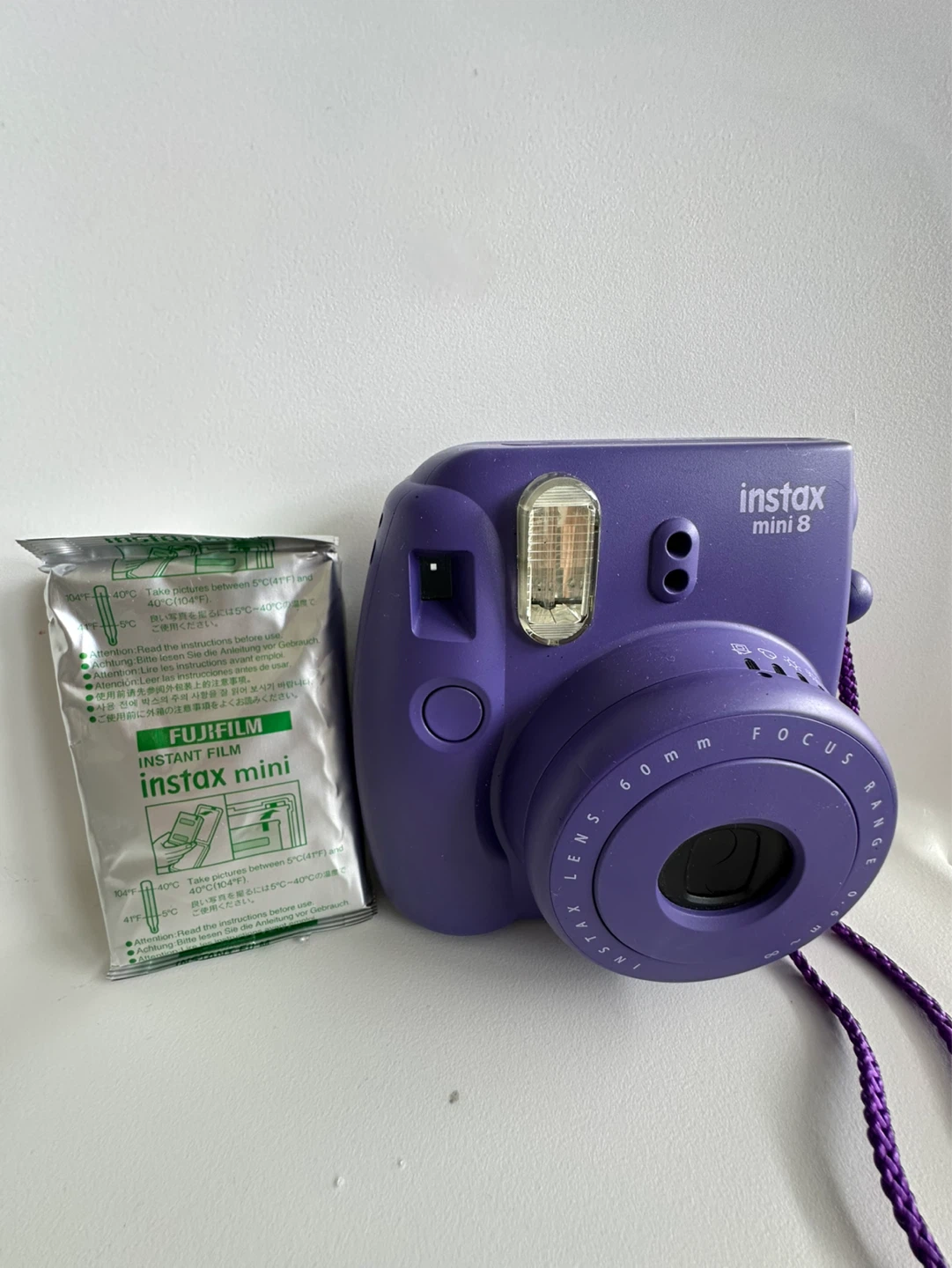 Fujifilm Instax Mini 8 Purple Instant Camera