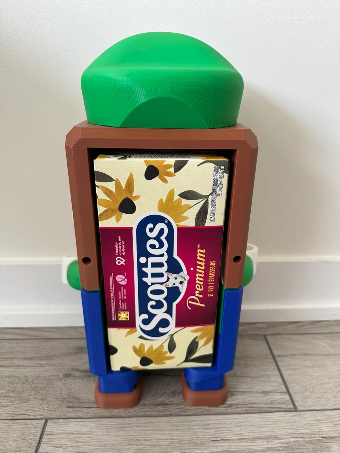 3D print Luigi Tissue Box Holder - photo 4