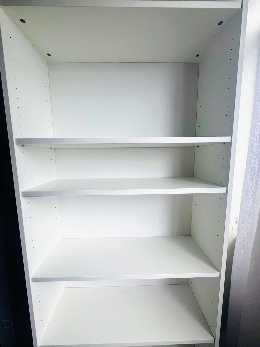 White adjustable storage shelf - photo 2