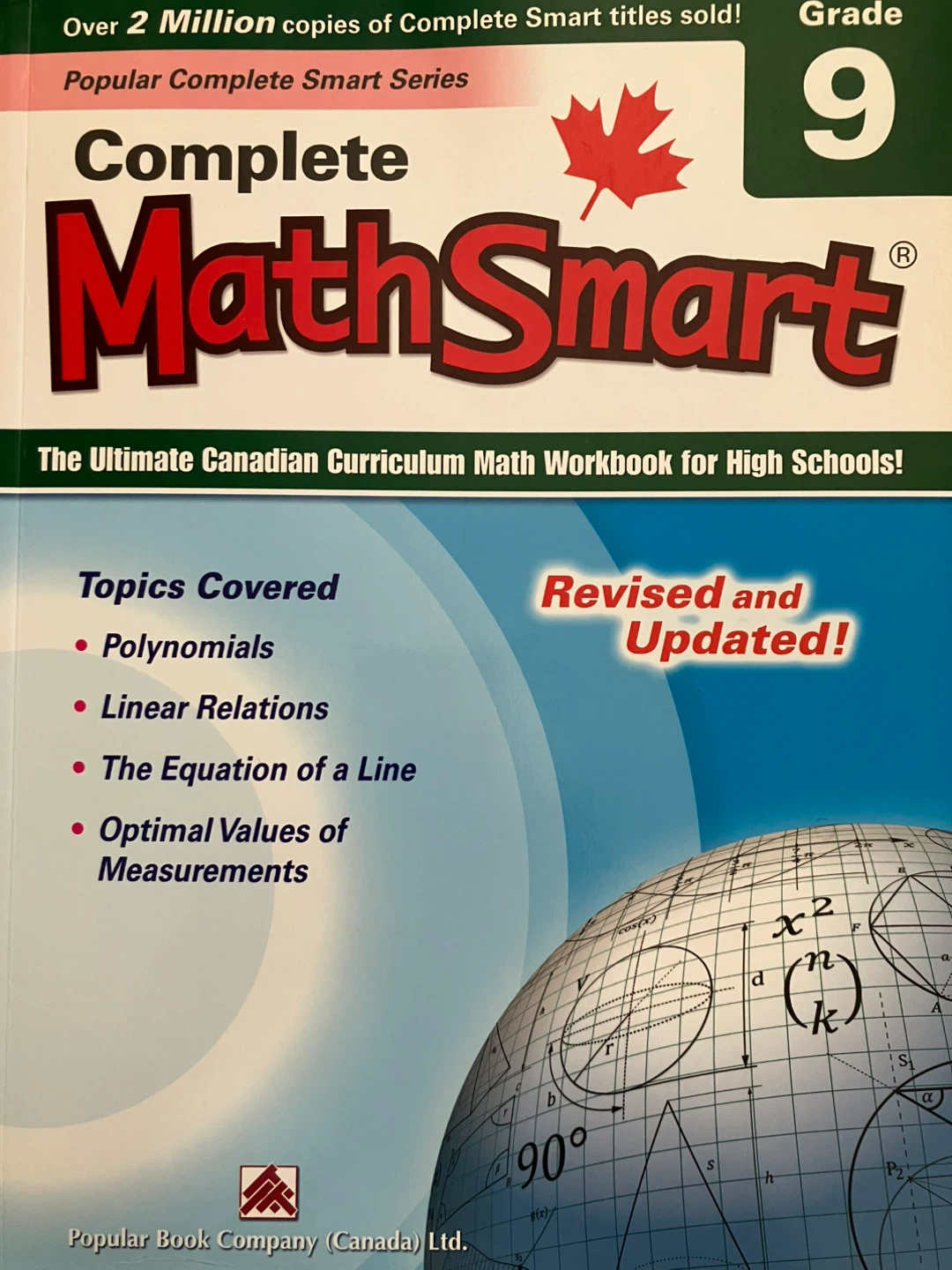 Complete MathSmart Grade 9 Workbook