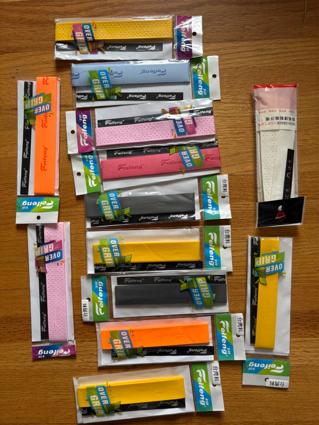 Feifeng & Kituna Overgrips and badminton Grip Tape Lot - photo 3