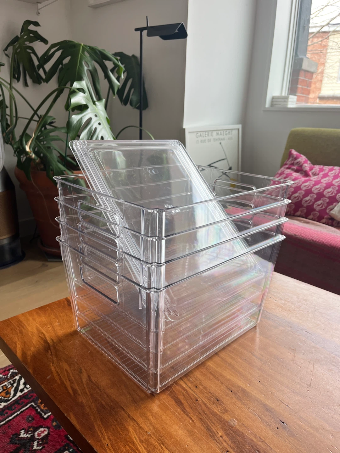 ClearSpace Plastic Storage Bins with Lids - 8 Pack - photo 2