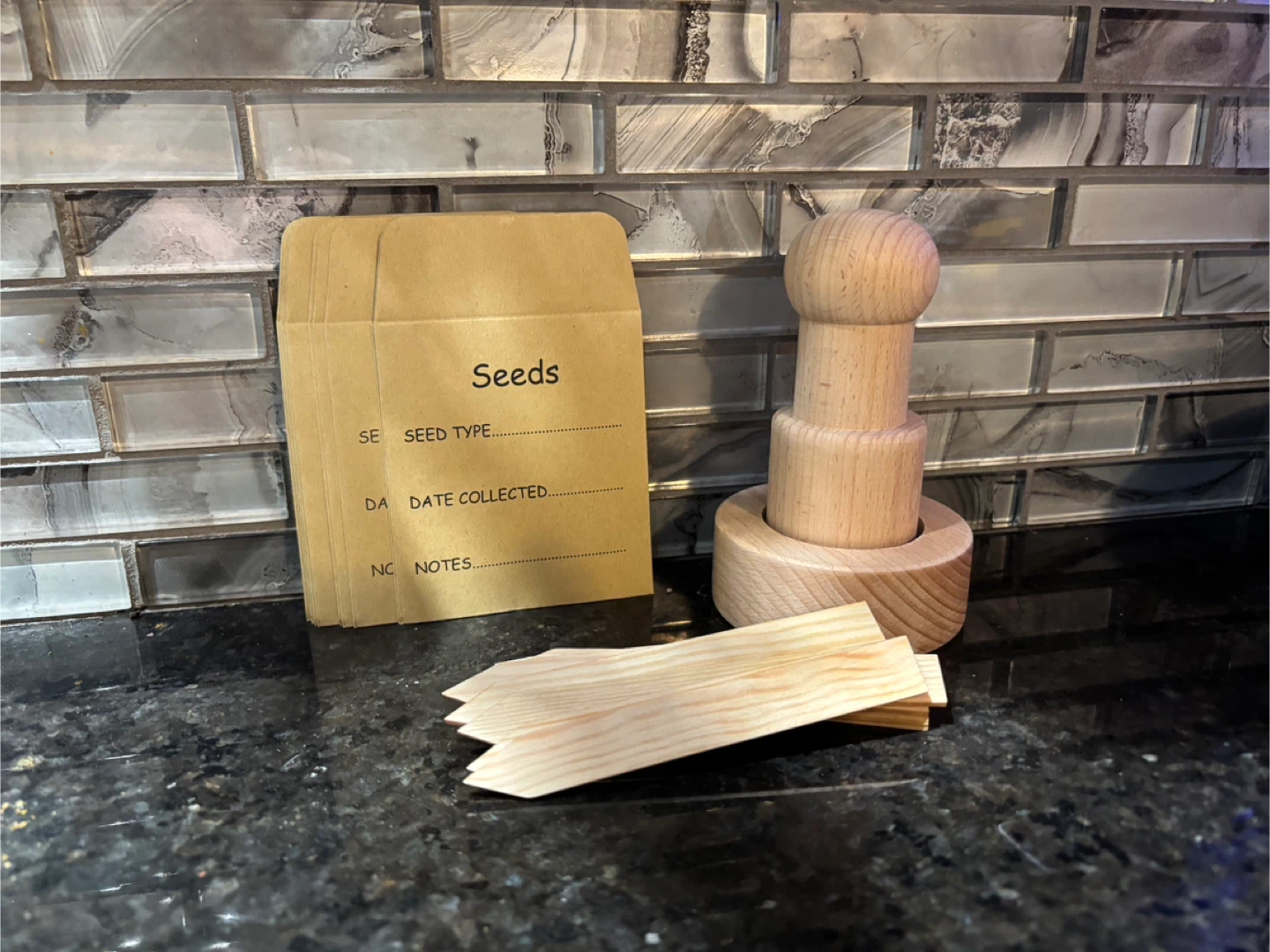 Paper Pot Maker Set with Seed Envelopes & Markers
