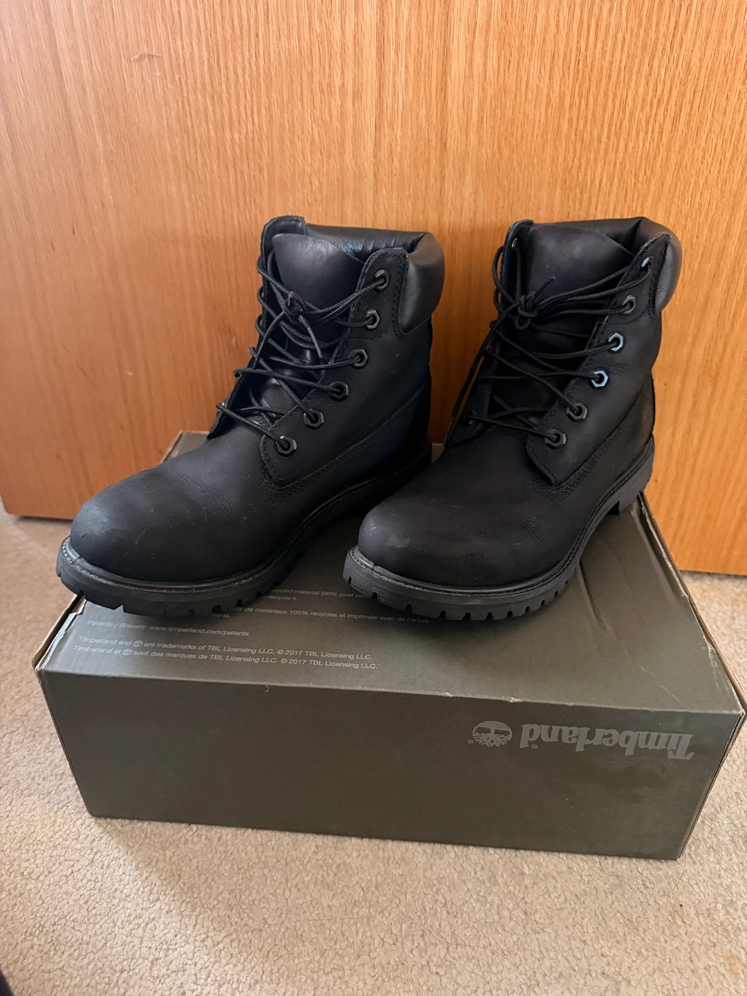Timberland Premium 6" Waterproof Boot - Black Nubuck