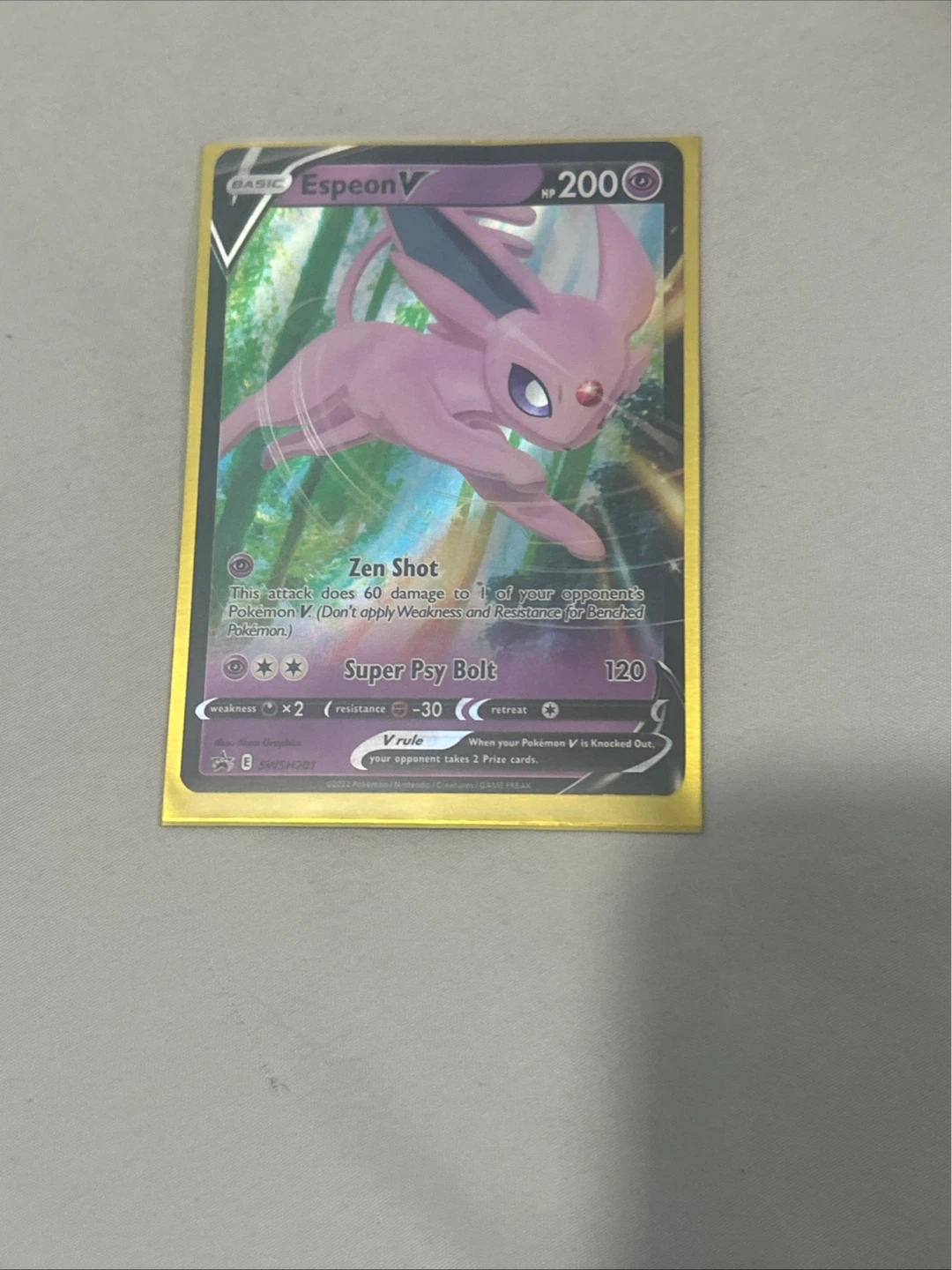 Pokemon V Cards - Vaporeon, Espeon, Jolteon, Flareon, Glaceon - photo 2