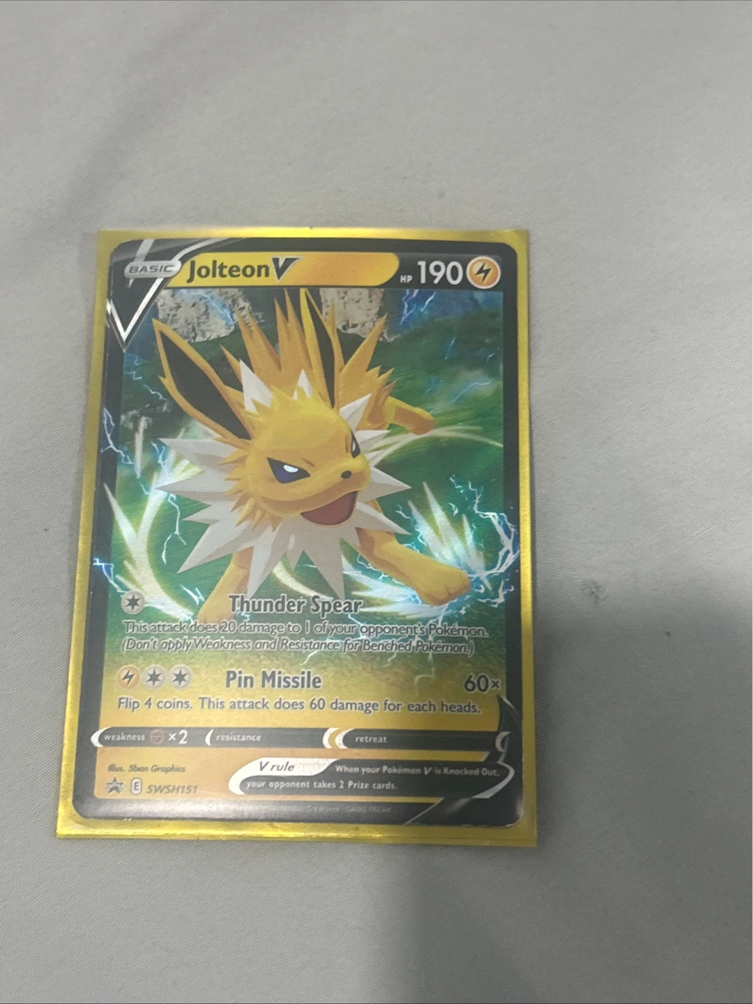 Pokemon V Cards - Vaporeon, Espeon, Jolteon, Flareon, Glaceon - photo 5