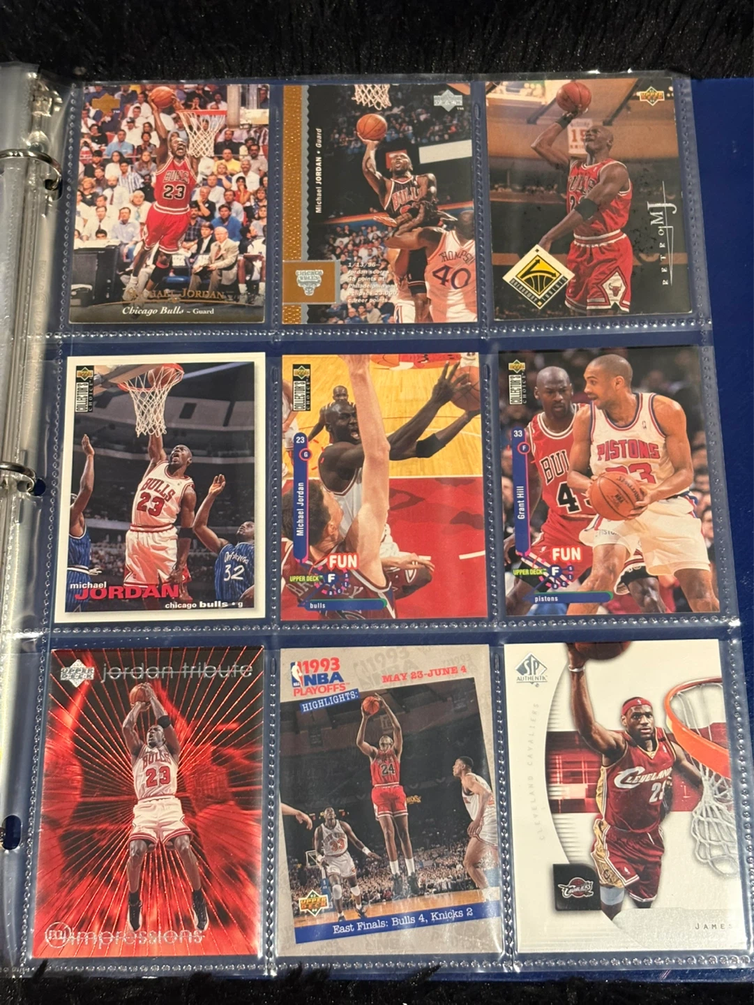 Collection of NBA Basketball Cards