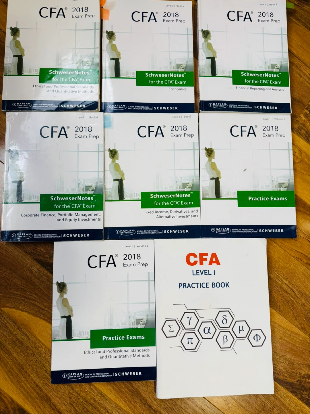 CFA 2018 Exam Prep SchweserNotes Books 1-5 + Practice Exams | Karrot