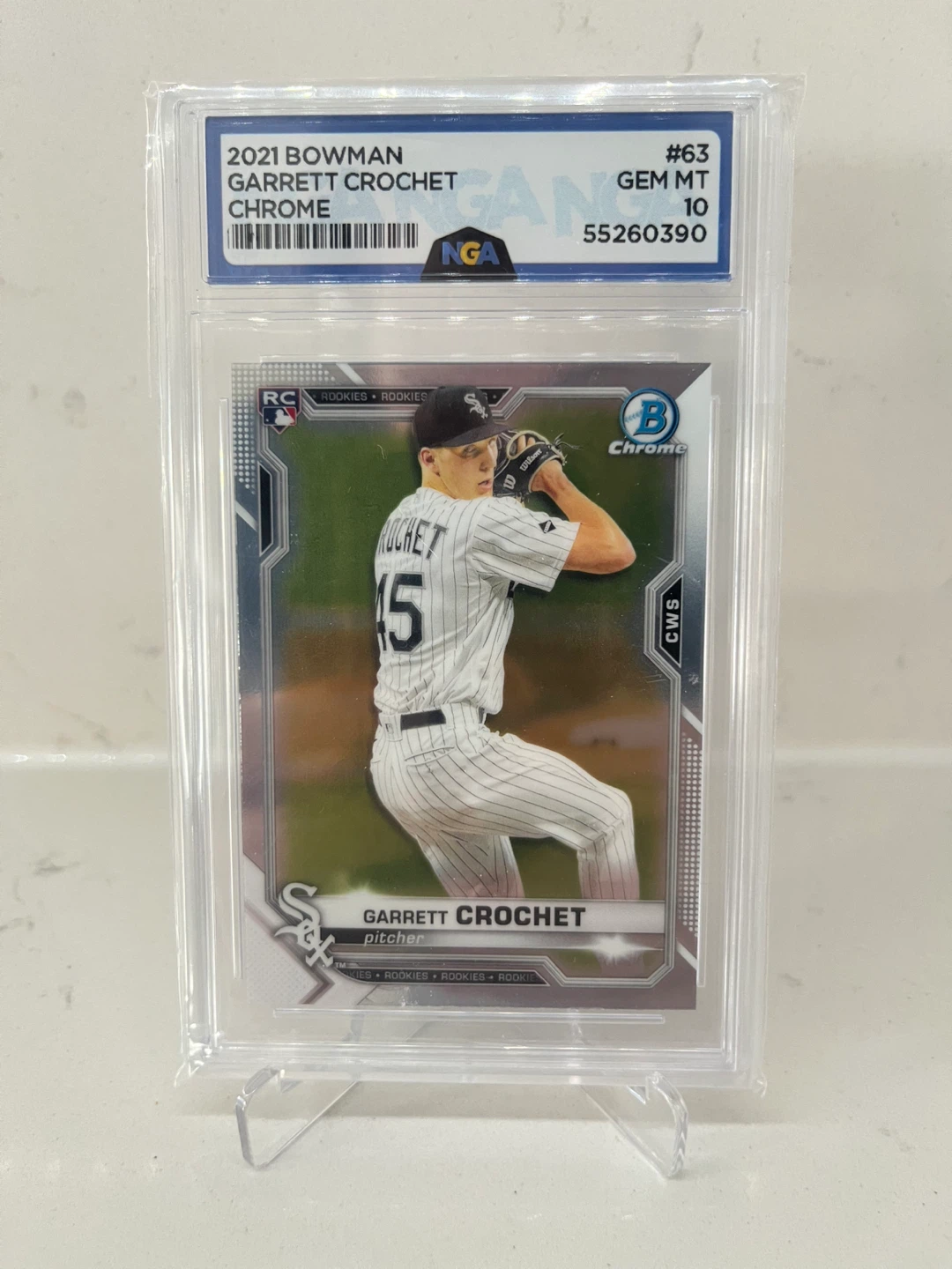 2021 Bowman Chrome Garrett Crochet Rookie Card