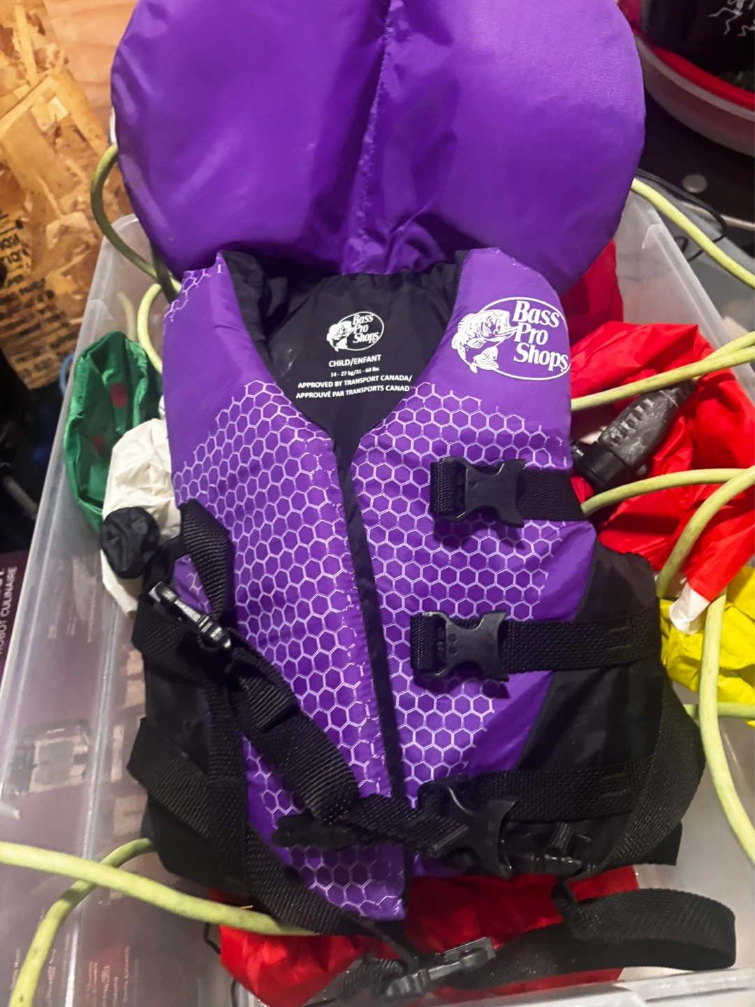 Bass Pro Shops Child Life Jacket Purple - photo 2