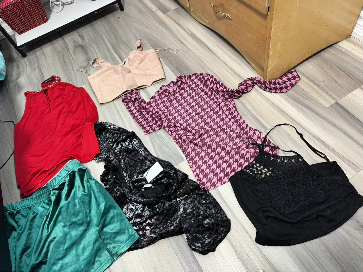Women's Clothing Bundle - Tops, Skirt & Cover-up