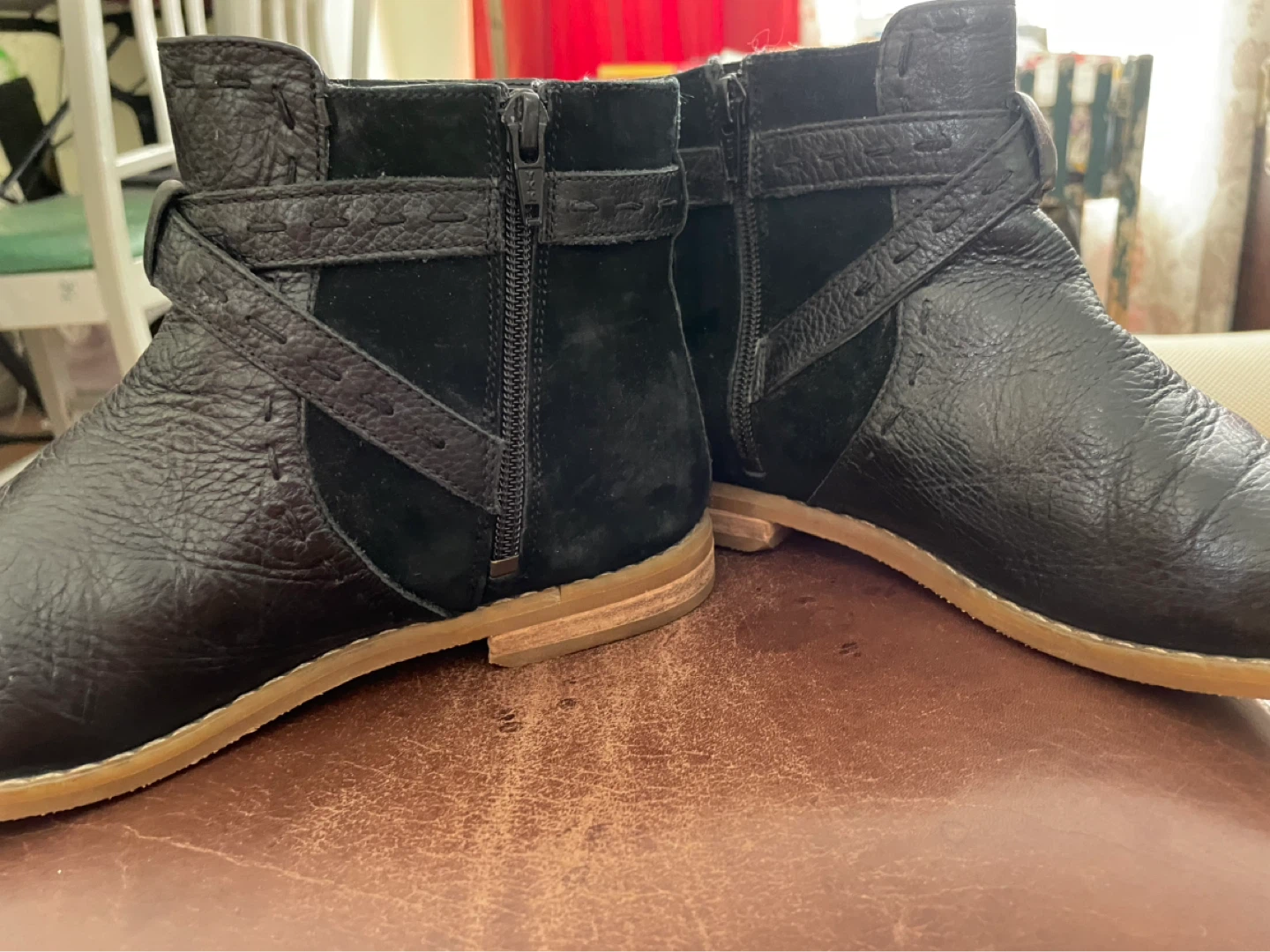 Women’s Black Hush Puppies Ankle Boots