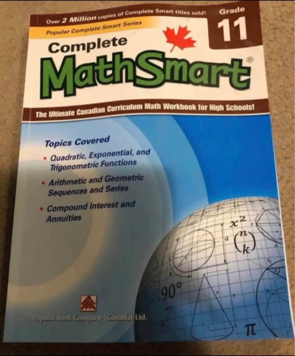 Complete MathSmart Grade 11 Workbook)