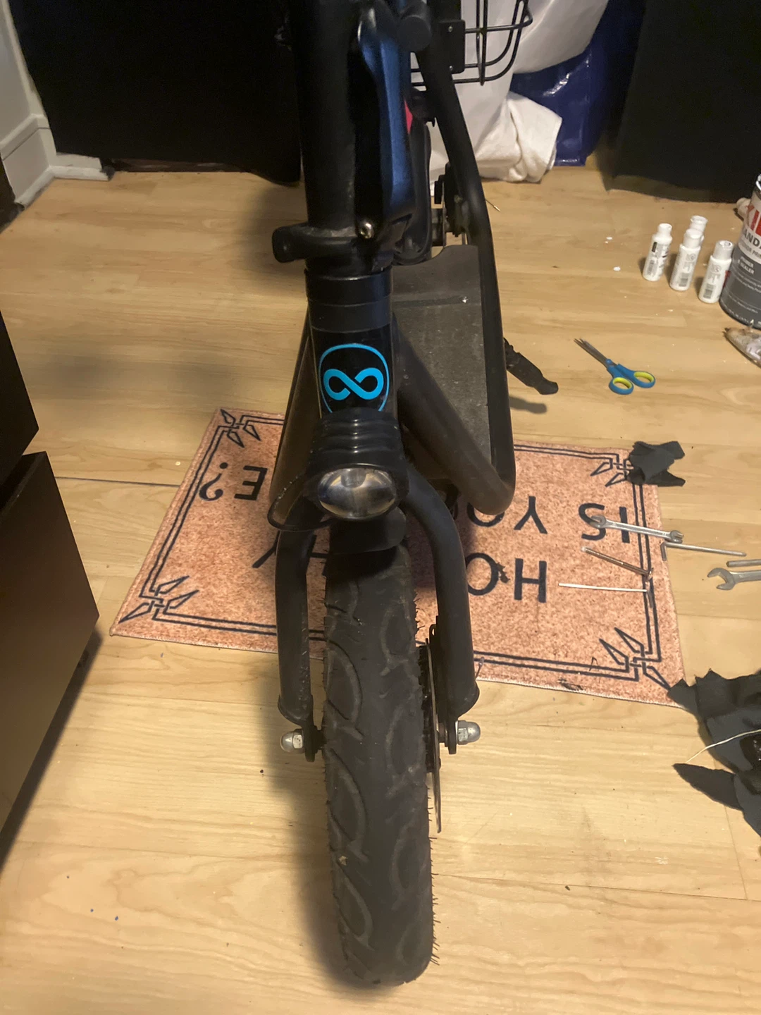 Electric Scooter with Seat and Basket - photo 2