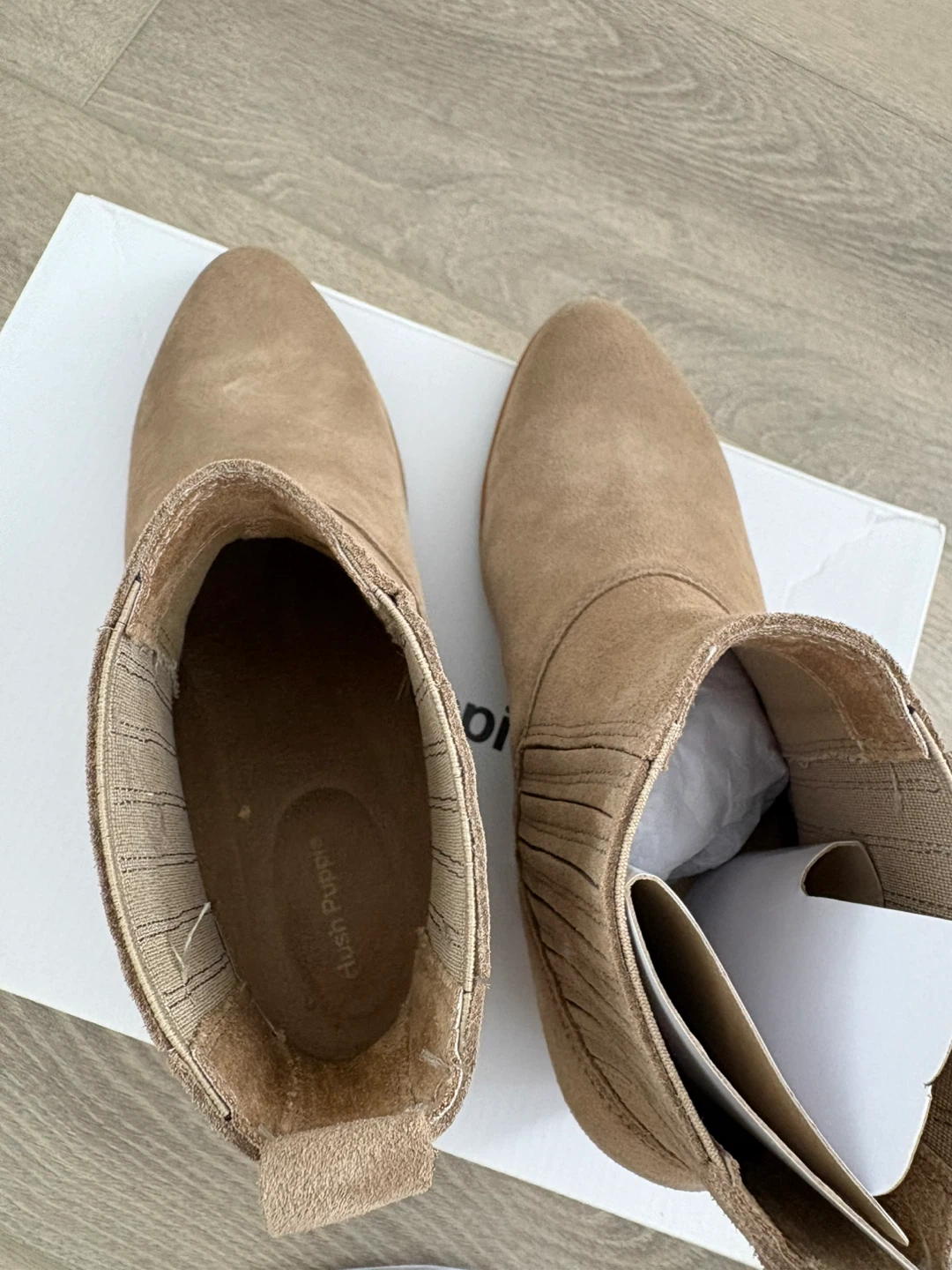 Hush Puppies Suede Ankle Boots - Size 6.5 - photo 4