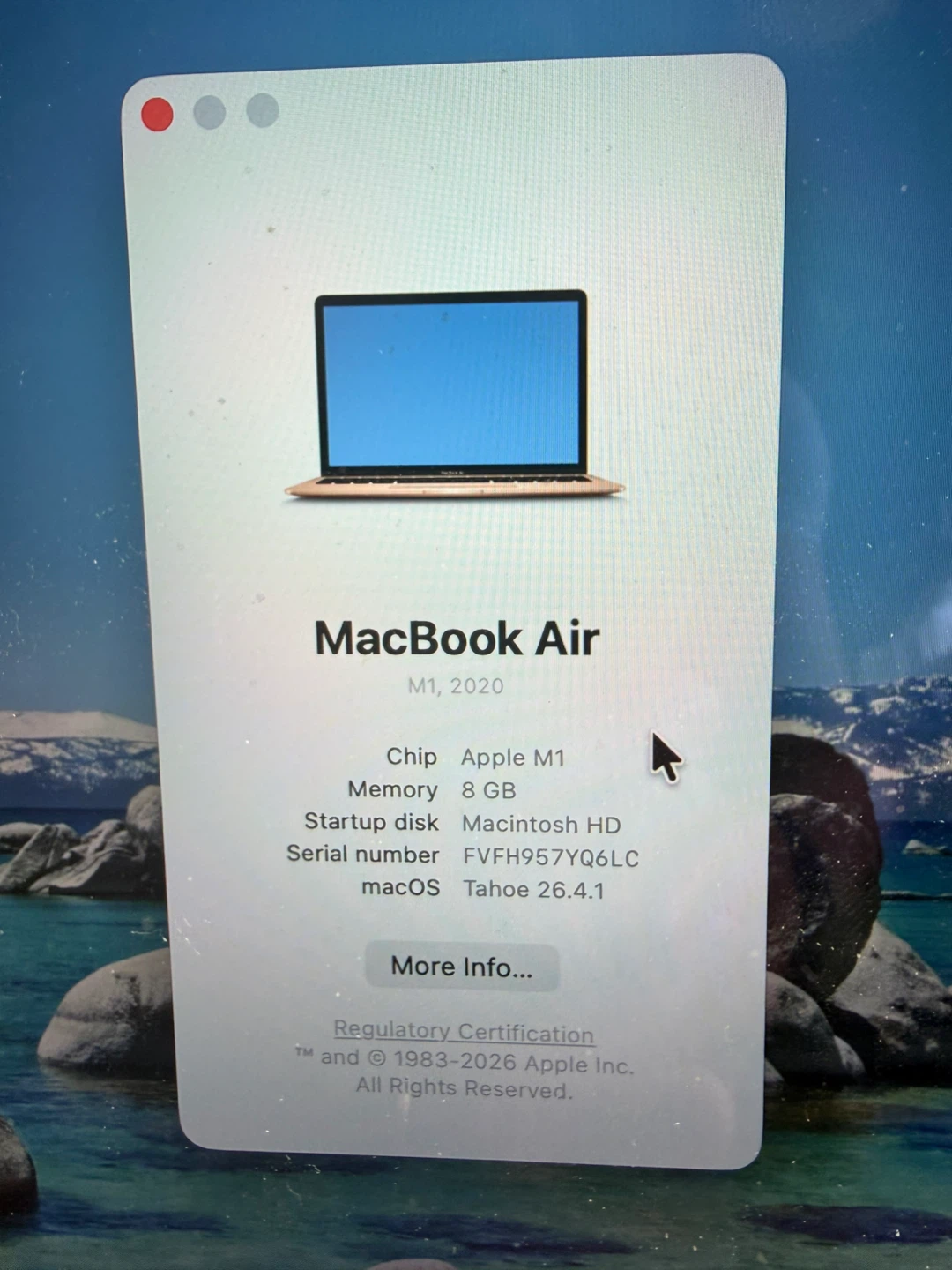 Apple MacBook Air M1 Rose Gold - French - photo 3
