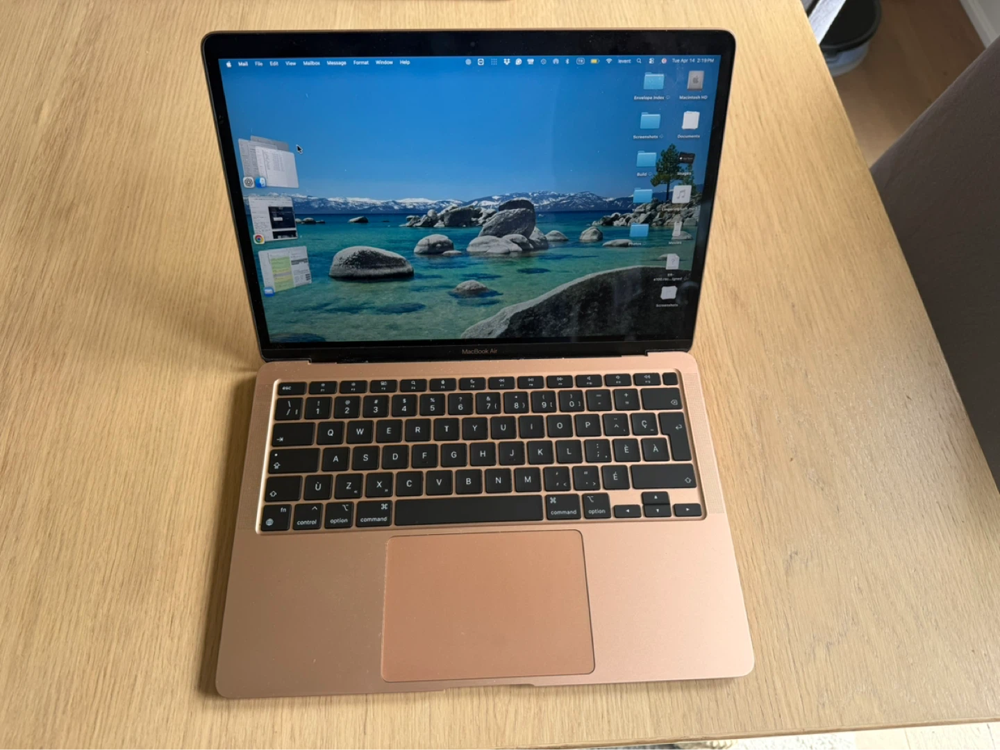 Apple MacBook Air M1 Rose Gold - French