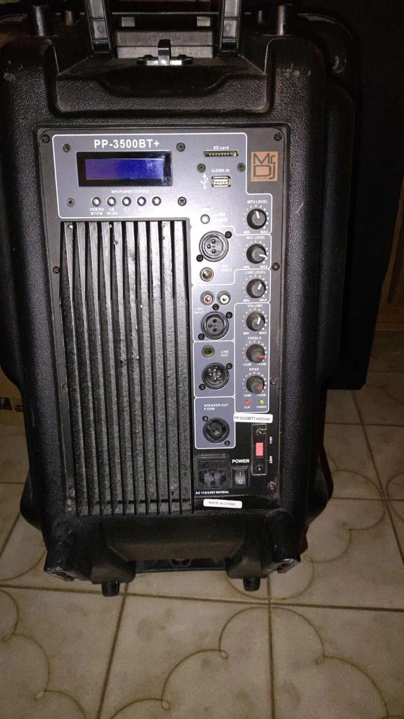 Mr. DJ PP-3500BT+ Portable PA Speaker - photo 2