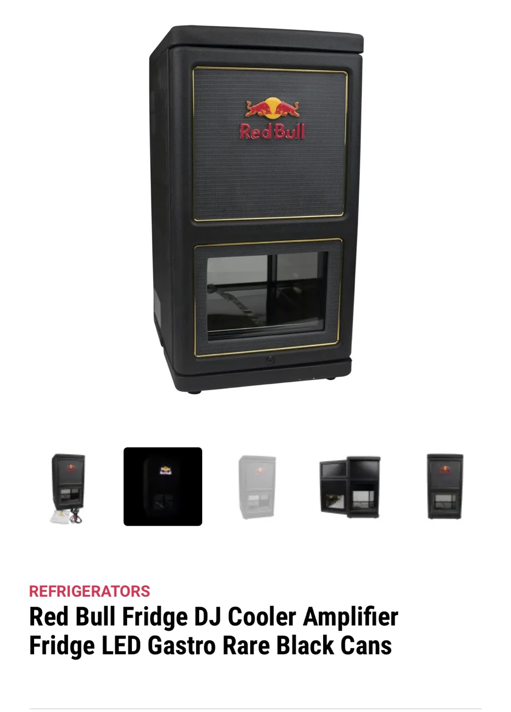 Red Bull Fridge DJ Cooler Amplifier - photo 4