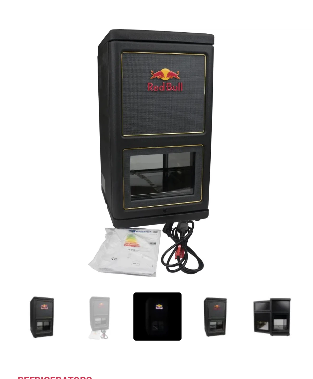 Red Bull Fridge DJ Cooler Amplifier